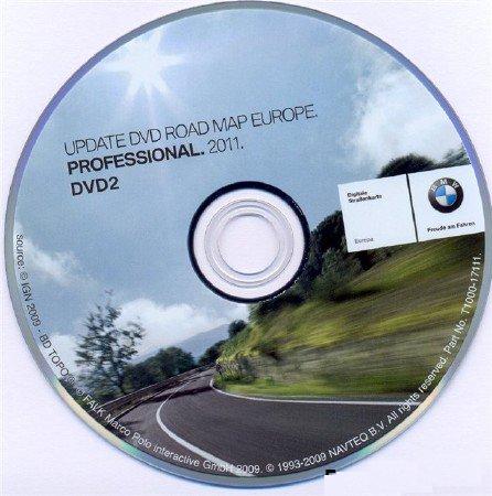 mapa europa atual. BMW DVD Road Map Europa