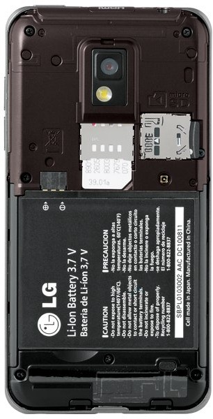 tmobile g2x specs. T-Mobile G2X Battery Spec.: