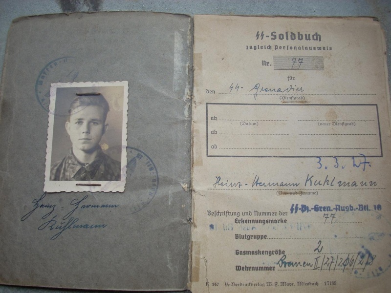 original sS soldbuch - Wehrmacht-Awards.com Militaria Forums